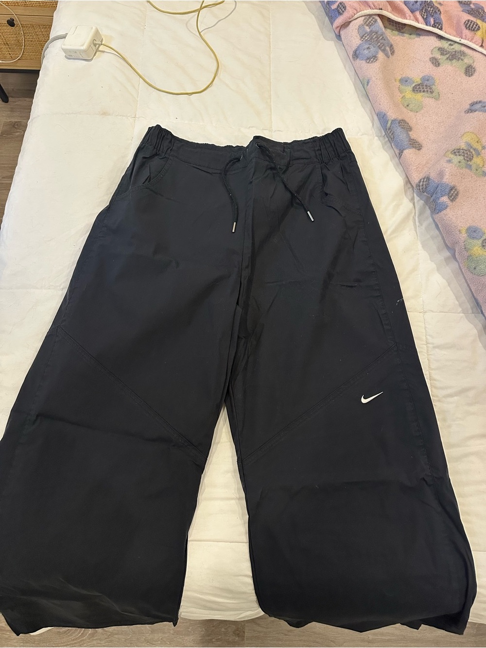 Nike Black Athletic Drawstring Pants